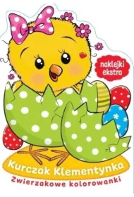 Kurczak Klementynka. Zwierzakowe kolorowanki