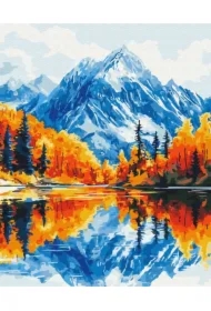 Malowanie po numerach - Jesień w górach