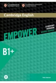 Cambridge English Empower Intermediate B1+. Workbook without answers with downloadable Audio