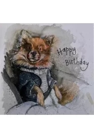 Karnet AC864 Urodziny Pies Molly