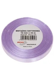 Wstążka satynowa jasny lawendowy