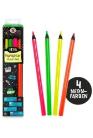 Zakreślacze nenowe 4 kolory