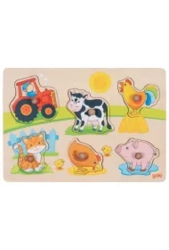 Puzzle z uchwytami Na farmie