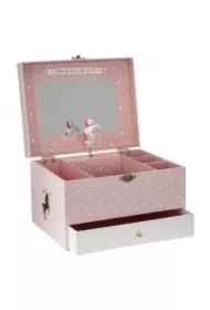 Kuferek na biżuterię z pozytywką