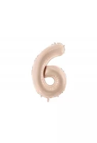 Balon foliowy 6 72cm c. beż