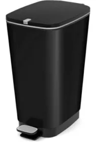 Keter kosz na śmieci z pedałem 50l czarny