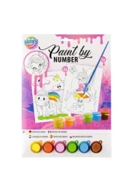 Malowanie po numerach A4 różowy