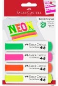 Фото - Фломастер Faber-Castell Markery do tkanin Neon 