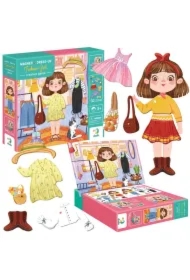 Gra magentyczna Ubieranka Modna dziewczyna