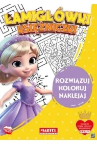 Łamigłówki księżniczki z naklejkami