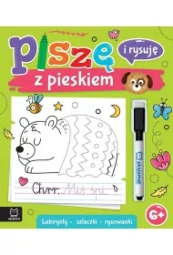 Piszę i rysuję z pieskiem. Labirynty, szlaczki, rysowanki. Ścieralny pisak
