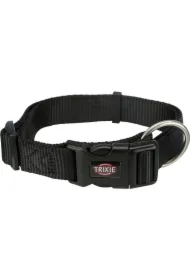 Obroża nylon 40-65cm/25mm czarna