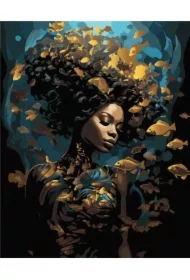 Malowanie po numerach - Morska Nimfa