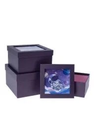Pudełko prezentowe dziecięce 3 szt kosmos