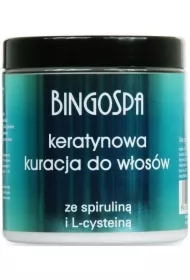 Kuracja keratynowa do włosów ze spiruliną