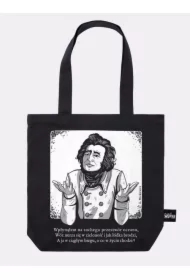 Torba bawełniana O co w życiu chodzi Adam Mickiewicz czarna