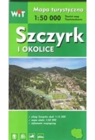 Mapa turystyczna Szczyrk i okolice 1:50 000