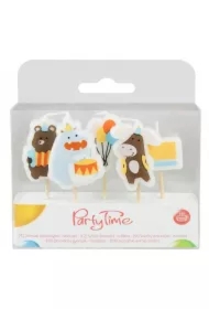 Świeczki dekoracyjne zwierzaki 5 szt