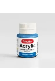 Farba akrylowa metaliczna Niebieski połysk 20m