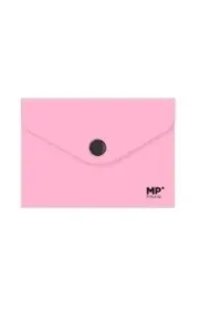 Teczka kopertowa A7 na zatrzask różowa