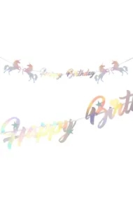 Girlanda Happy Birthday Jednorożec