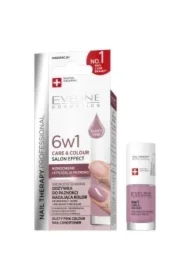 Odżywka do paznokci nadająca kolor Care&amp;Colour 6w1 Nail Therapy Professional - Dusty Pink
