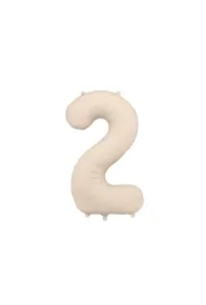 Balon foliowy 2 86cm jasny beż