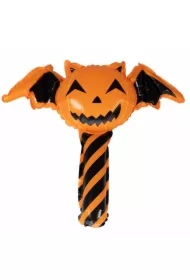 Balon foliowy z uchwytem - skrzydlata dynia