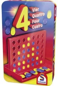 Gra Cztery w rzędzie w metalowej puszce