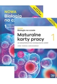 Pakiet NOWA Biologia na czasie 1. Podręcznik i maturalne karty pracy dla liceum ogólnokształcącego i technikum. Zakres rozszerzony. Edycja 2024