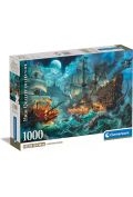 Zdjęcia - Puzzle i mozaiki Clementoni Puzzle 1000 el. Compact Pirates Battle 