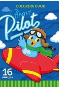 Kolorowanka A5 16 obrazków Dzielny pilot