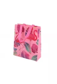 Torba prezentowa Flamingi różowa