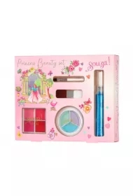 Kosmetyki do makijażu z maskarą do rzęs dla dzieci zestaw 5 el. Księżniczka