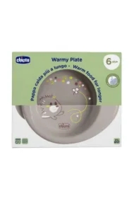 Talerz podgrzewany szary 6m+