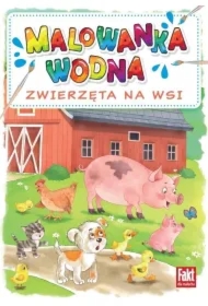 Malowanka wodna. Zwierzęta ze wsi