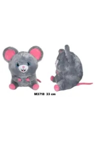 PLUSZAK MYSZ 33CM SIEDZACA KULA SA