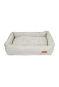 Legowisko dla psa, jasnoszare, 70x55x16cm, z zamkiem