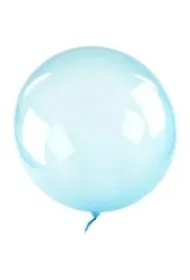 Balon Bubble niebieski