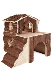 Domek dla gryzoni drewniany duży