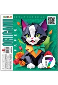 Papier do origami 160x160 35 arkuszy 80g/m2 Kot