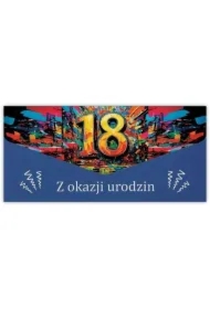 Karnet-koperta Urodziny 18