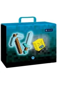 Teczka z rączką XL Blue Pixel 9cm Astrapap