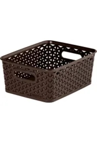 Curver koszyk S ciemny brąz