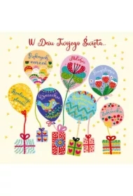 Karnet KW Balonowe Życzenia