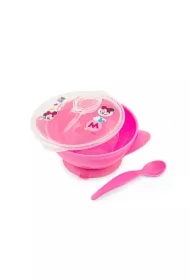 Miseczka z pokrywką i łyżeczką Minnie 4 m+