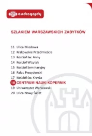 Centrum Nauki Kopernik. Szlakiem warszawskich zabytków