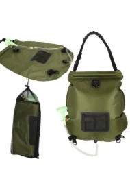 Prysznic turystyczny solarny polowy kempingowy 20L XXL z termometrem