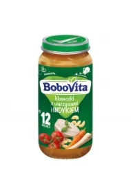 Kluseczki z warzywami i indykiem po 12 miesiącu