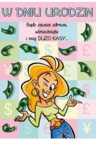 Karnet Comic B6 + koperta wzór nr 18 Urodziny